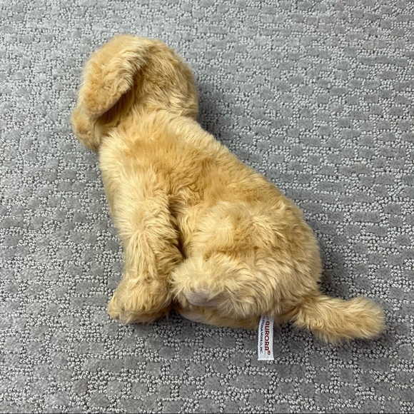 Aurora World Plush Golden Retriever Dog 10” Stuffed Animal Toy Puppy Doggie Pup - Picture 2 of 7